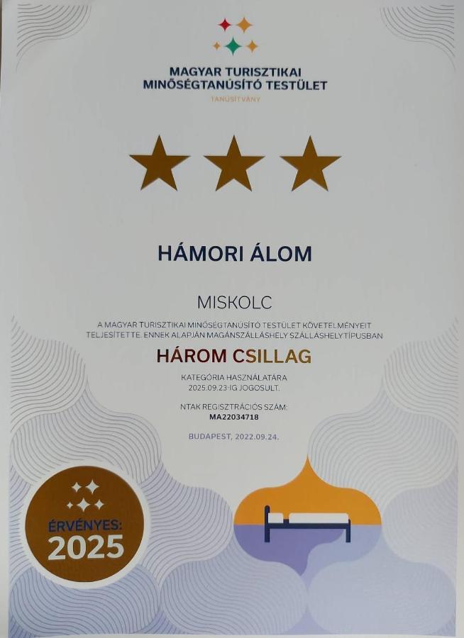 Hamori Alom Ferienhaus Miskolc